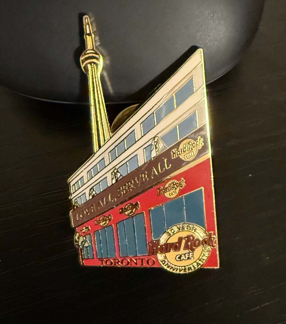 Hard Rock Cafe Toronto 30 Years Anniversary Timeline Series #2 Pin CN Tower